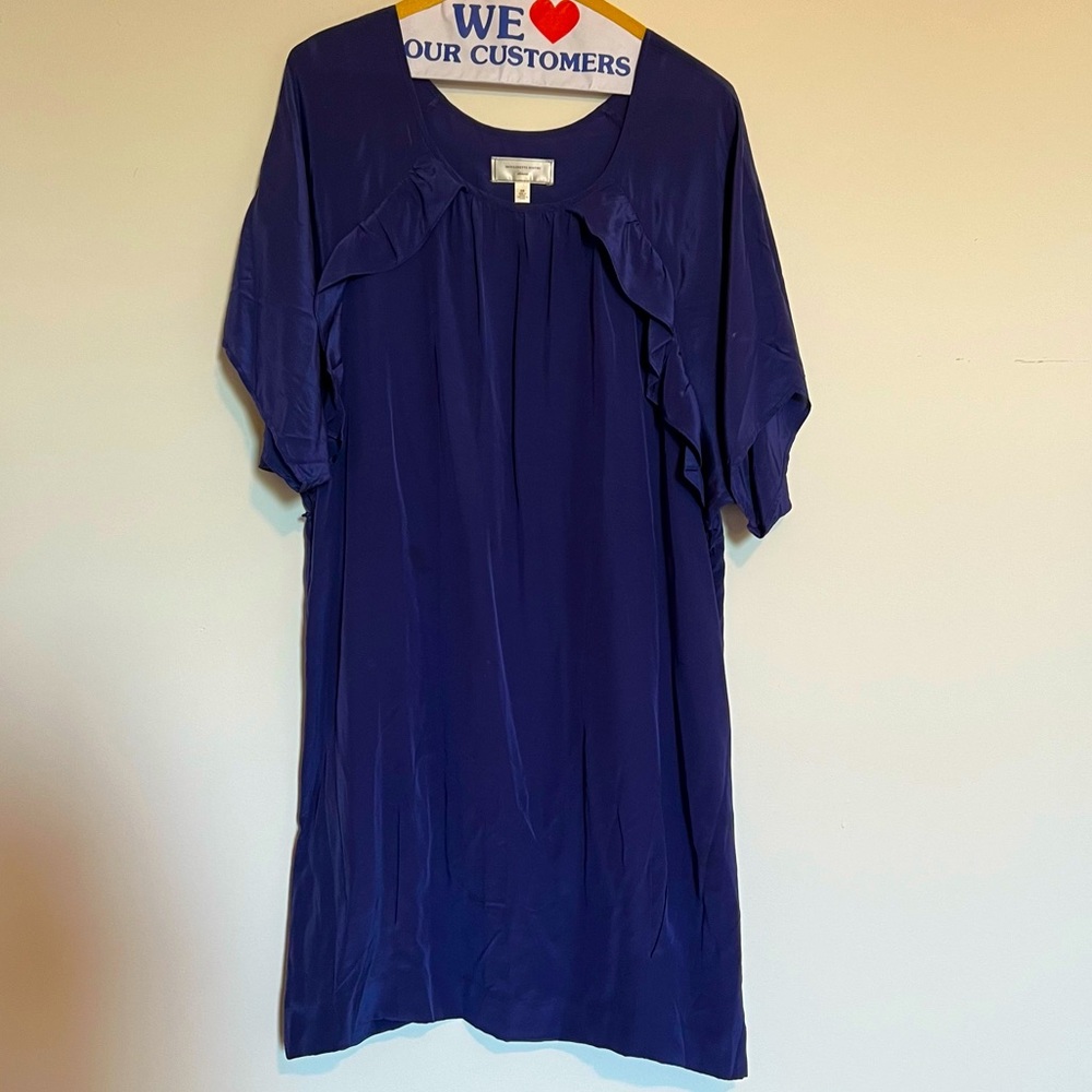 Anthropologie Purple Silk Dress!